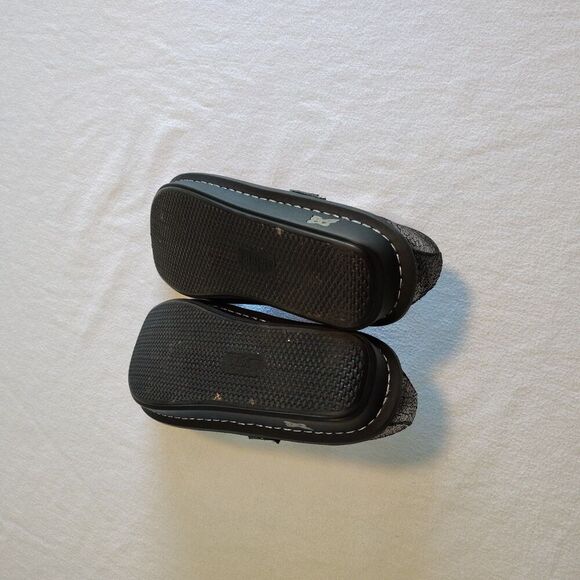 Alegria Silver Black Pewter Mary Jane Shoes Comfort Nurse Women’s 39W US 8.5-9 - Picture 6 of 9